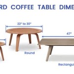 Coffee Table Sizes Cm