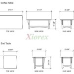 Coffee Table Standard Height In Mm