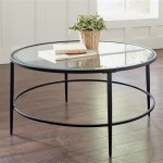 Round Glass Coffee Table With Storage