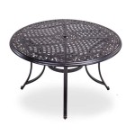 Round Outdoor Coffee Table With Umbrella Hole