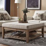 Square Upholstered Coffee Table